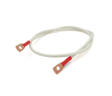 Кабель для з'єднання АКБ (перемичка) длина 100см, провід мідний ПВ-3 Одесакабель, 16мм2 з клемами М8 (мідь)