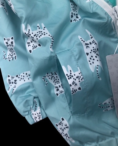 Вітрівка з капюшоном "Cats", плащівка ТМ "Civil"