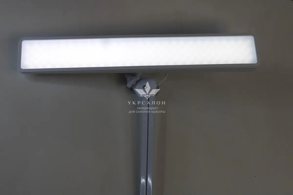 Настольная светодиодная бестеневая Led лампа для бьюти мастера на струбцине KMS-1005 (9501), 30 Вт, белая