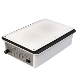 Вытяжка для маникюра врезная Ulka Tornado, цвет белый (сетка металлик)