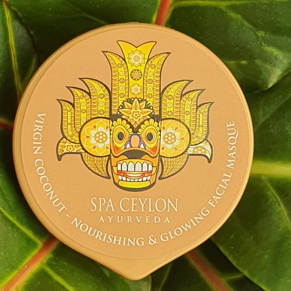 Поживна маска для сяйва та свіжості всіх типів шкіри Королівський кокос 15 г, SPA Ceylon