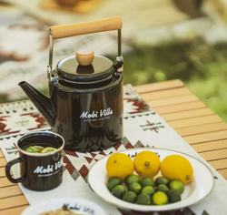 Чайник походный черный