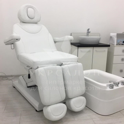 Педикюрно-косметологическое кресло с 3-мя электролифтами ZD-848-3A