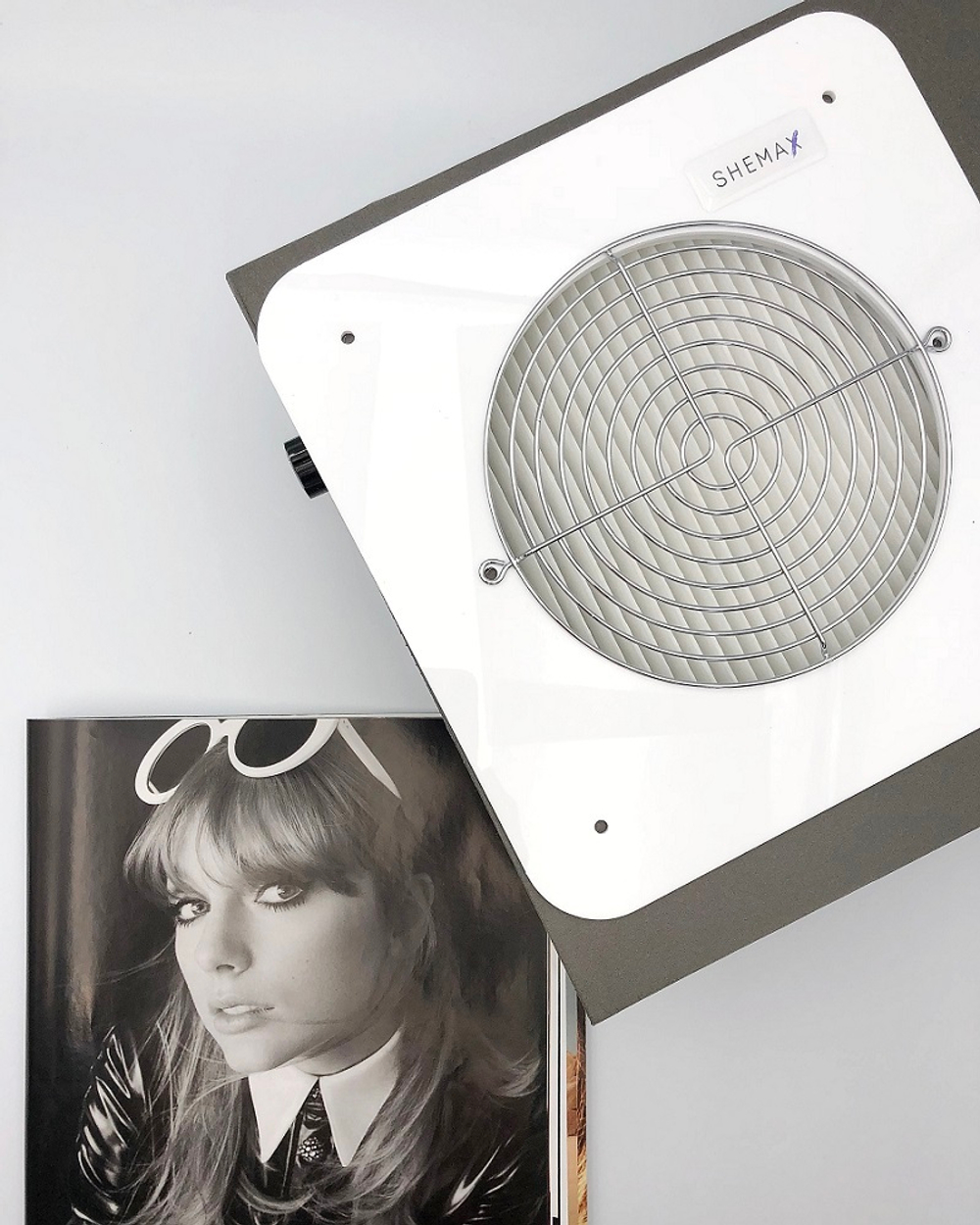 Врезная вытяжка для маникюра с фильтром SheMax, 66 ватт