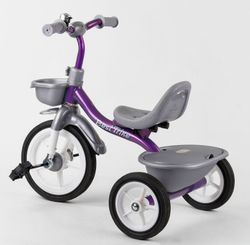 Дитячий триколісний велосипед без ручки Best Trike BS з кошиками та фарою