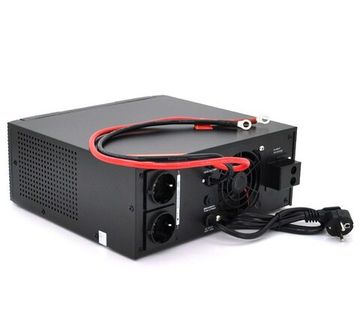 UPS із правильною синусоїдою гібридний BRAZZERS BRZ-SOLAR 1500VA 1200Вт, АКБ 24В, заряд 10/20А