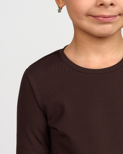 Термобілизна для дівчинки коричневого кольору (арт. 5722400305)