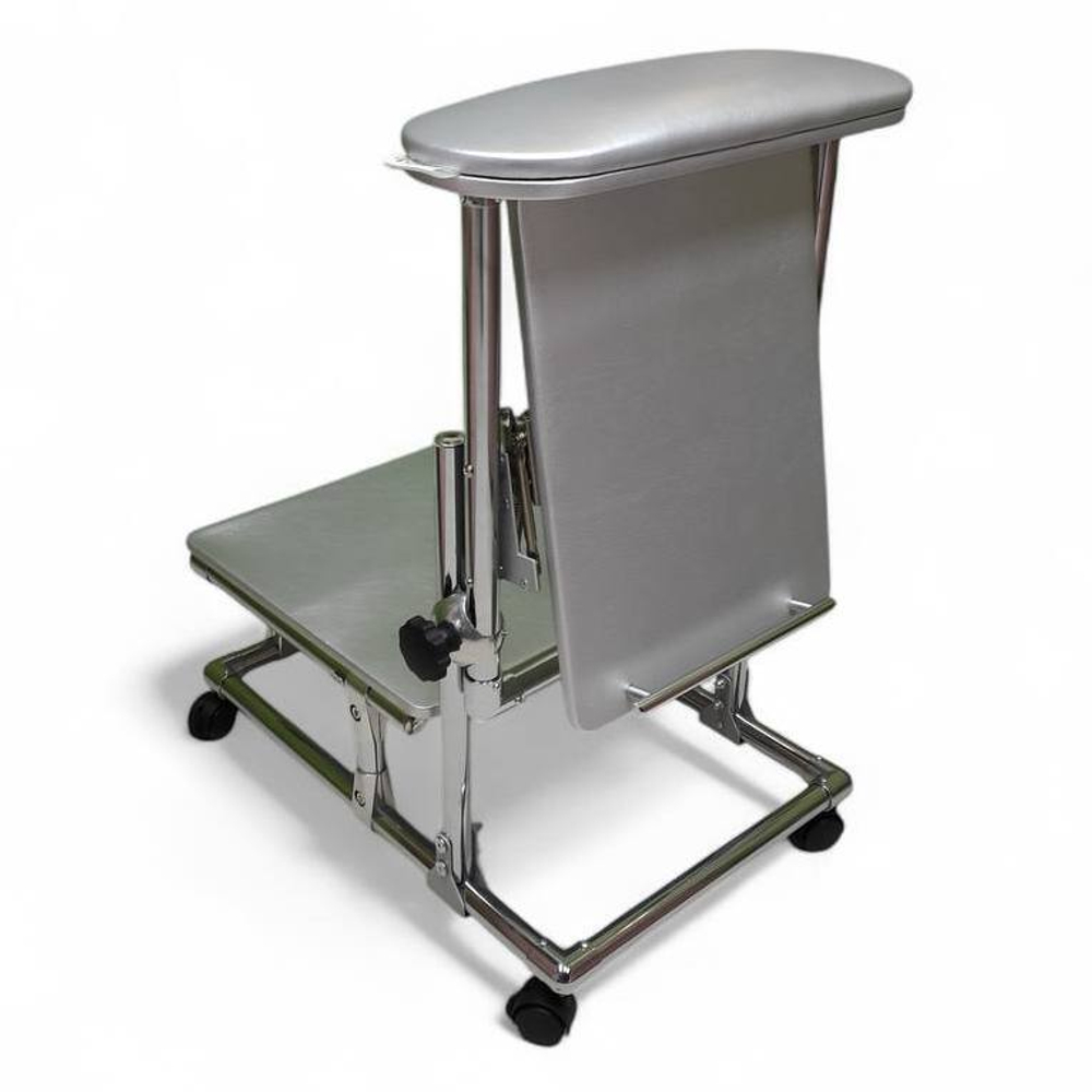 Підставка для педикюру Tertio 2 в 1 з високою полицею на коліщатках