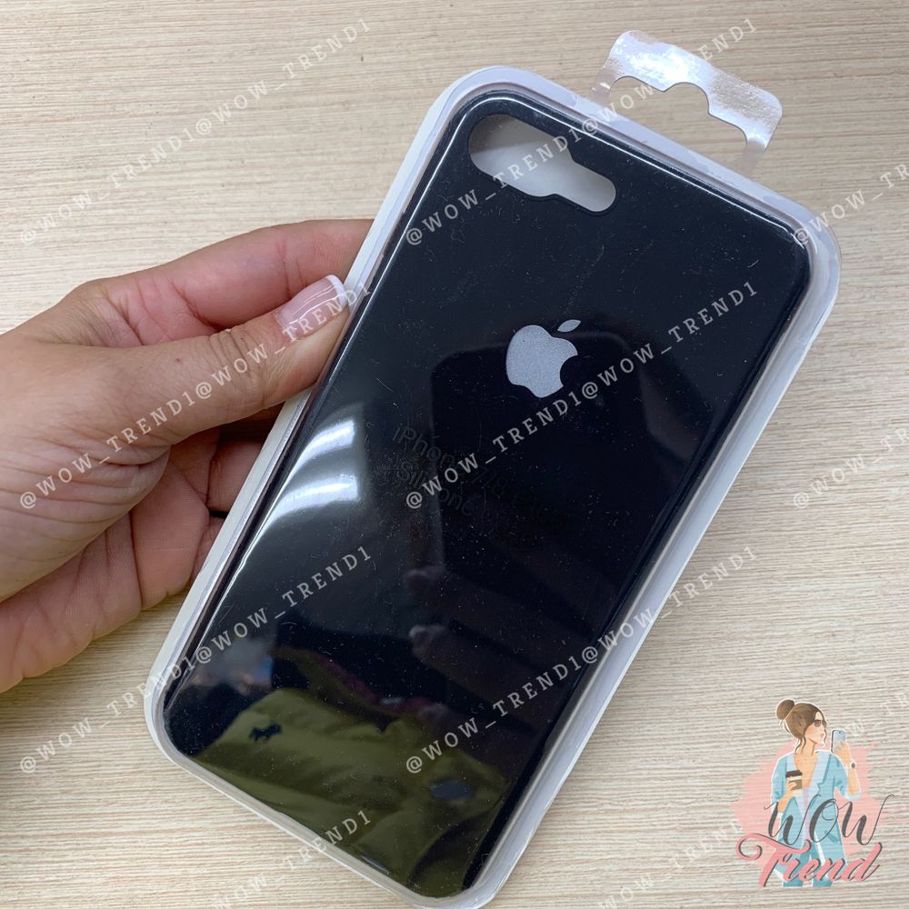 Чехол iPhone 7/8 Plus Silicone Slim Case /black/