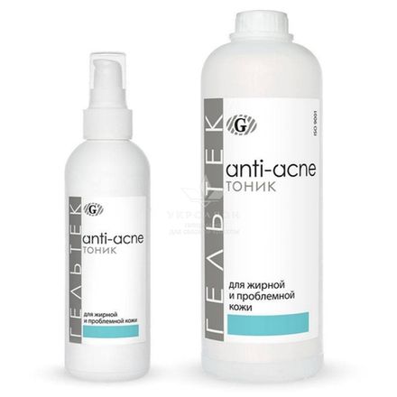 Тоник для жирной и проблемной кожи серии Anti-Acne, Гельтек