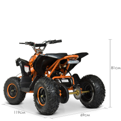 Детский/подростковый квадроцикл на аккумуляторе Prof1 Sprint 26 км/ч 1000W