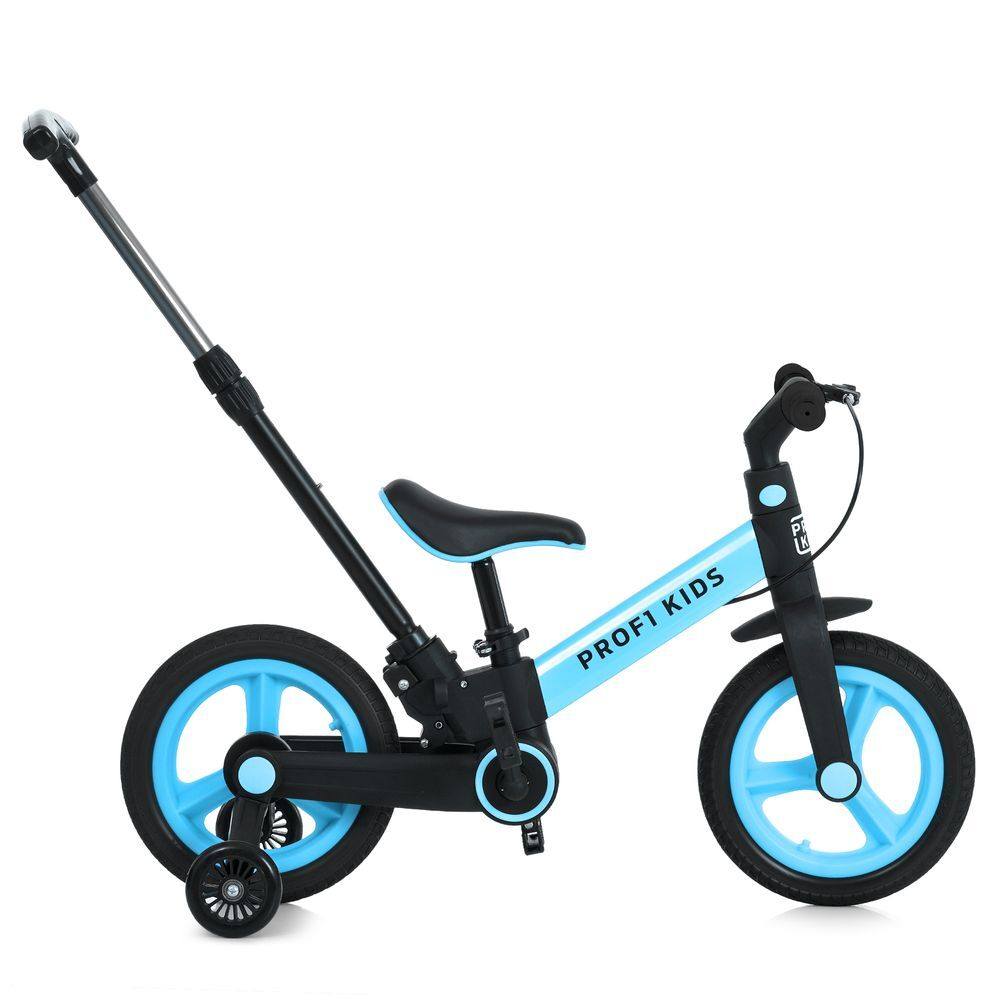 Дитячий велосипед-трансформер Profi Kids MB 1021 з батьківською ручкою