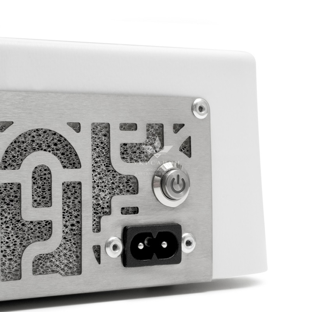 Витяжка для манікюру настільна Ulka Prime, колір білий (сітка металік)