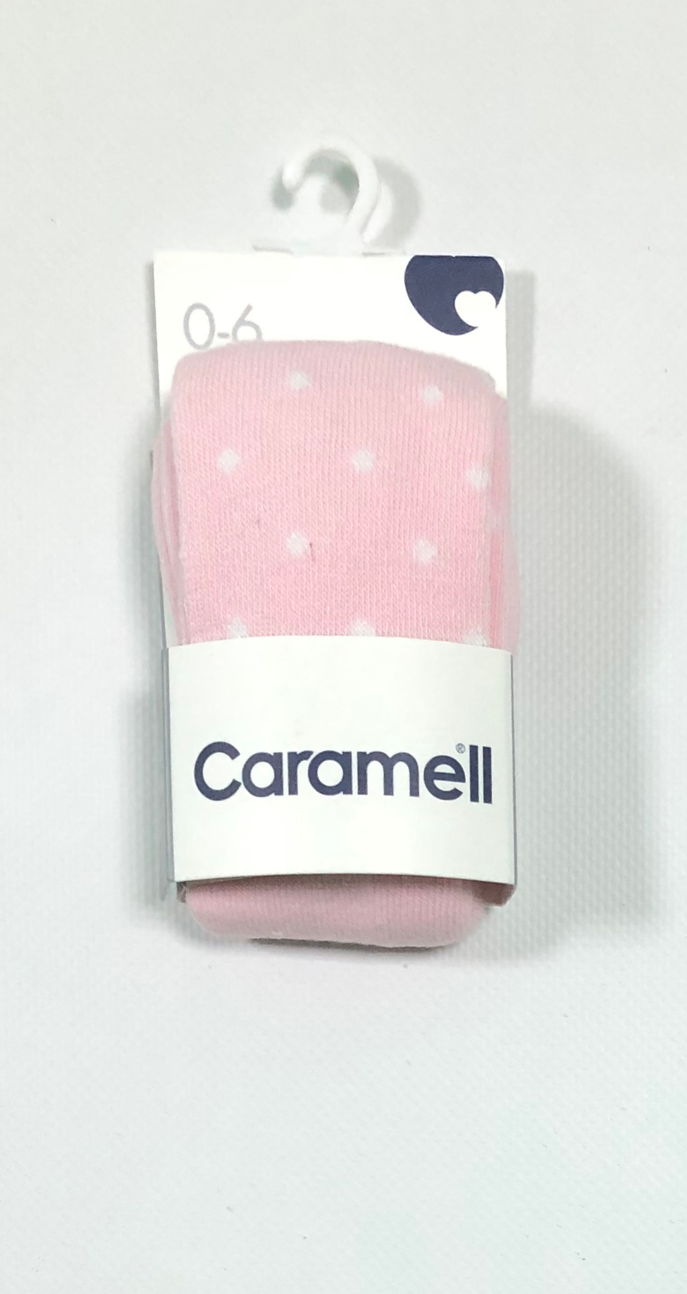 Колготки "Горошки", котон ТМ "Caramell" (0-6 міс)