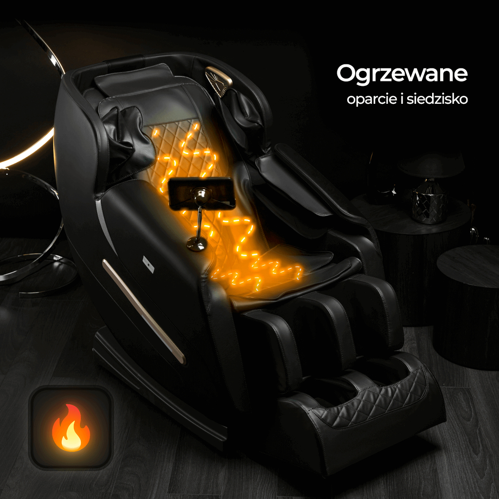 Масажне крісло Maxvel, чорне