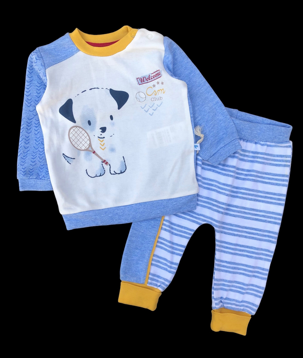 Костюм 2в1: реглан, штани "Dog", бавовна, ТМ "Caramell" (62 см)