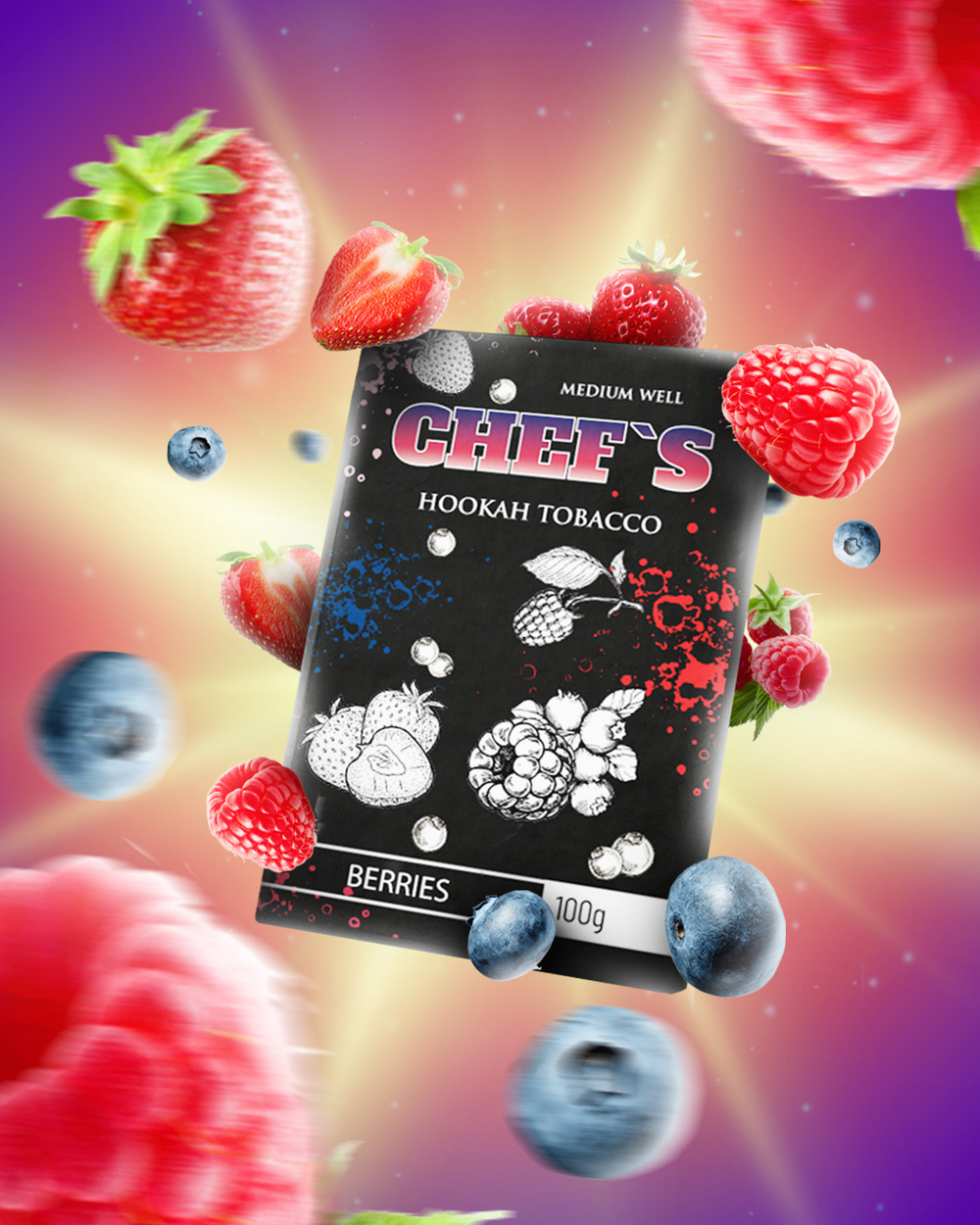 Табак для кальяна Chef’s Berries (Ягоды)