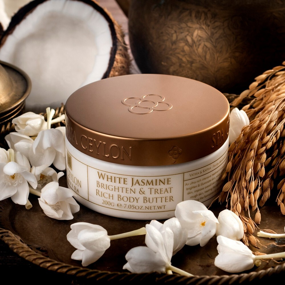 Осветляющий баттер для тела Белый жасмин 200 г, SPA Ceylon