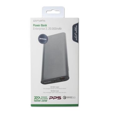 Універсальна мобільна батарея 4smarts Enterprise 2 20000mAh 130W with Quick Charge, PD, Black
