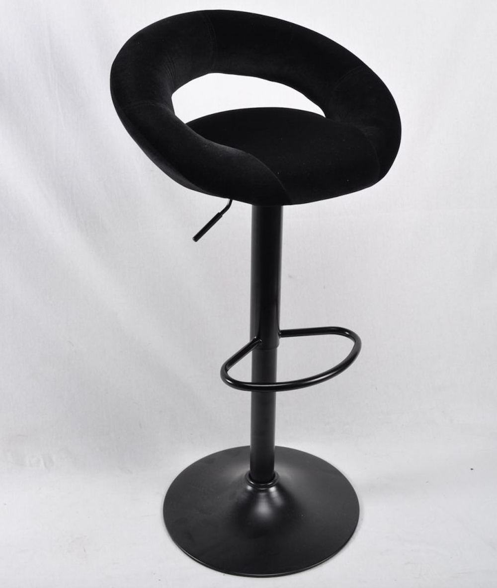 Стульчик для визажа Kler velor Black