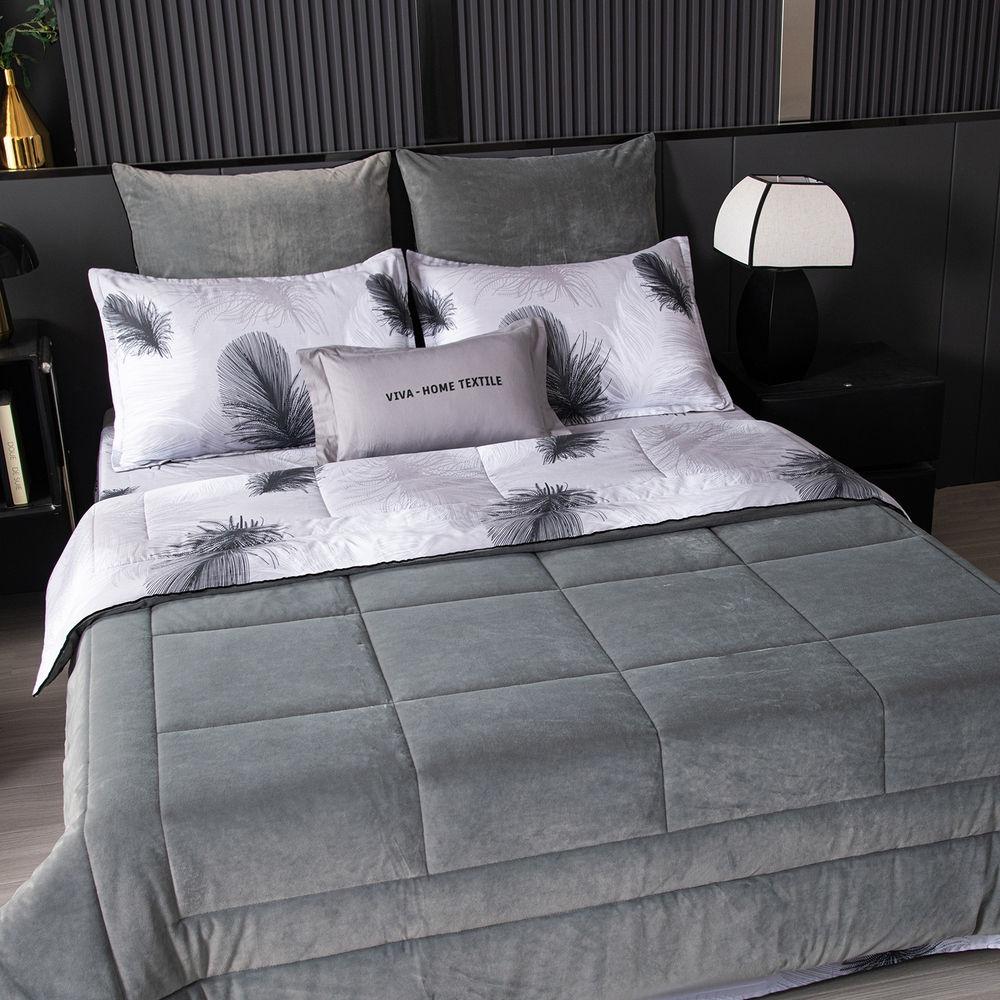 Комплект постельного белья Сатин Velouria Luxe с Одеялом VL013