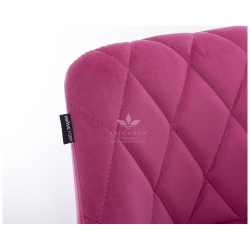 Стільчик для візажу Lari velor black