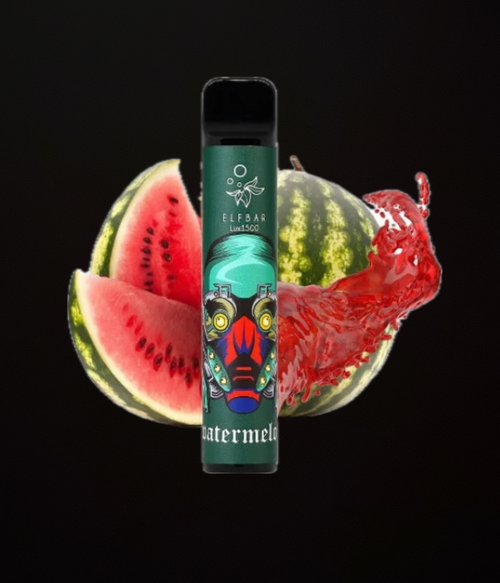 ElfBar 1500 lux Watermelon (Эльф Бар Арбуз)