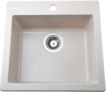 Кухонна мийка GLOBUS LUX Aosta 490х455 пісочний