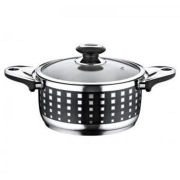 Каструля 3,7л Krauff 26-158-037 зі скляною кришкою, діаметр 22 см.