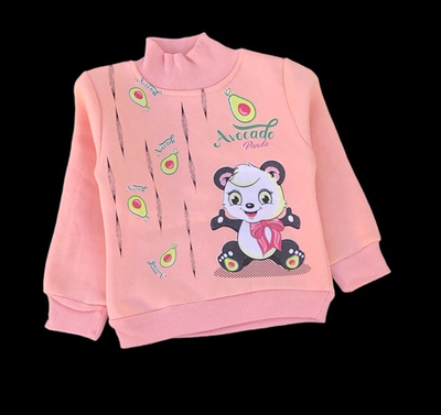 Водолазка "Avocado Panda", трьохнитка з начосом "Mix Star"