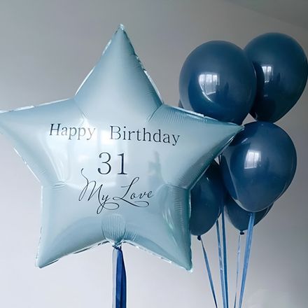 Шарики на день рождения любимому и звезда