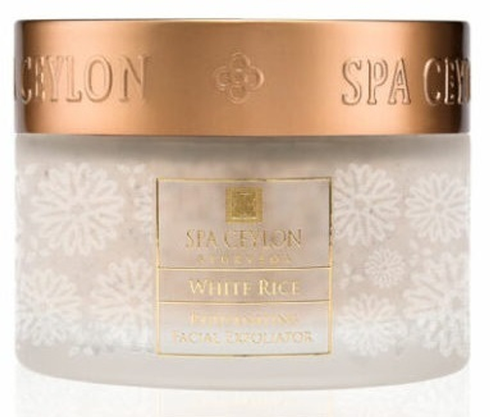 Эксфолиатор омолаживающий для сухой кожи Белый рис 100 г, SPA Ceylon