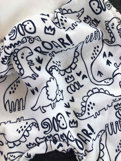 Повзунки "Принт", футер ТМ "Happy ToT" (56 см)