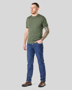 Футболка чоловіча кольору хакі (арт. 7462300112)