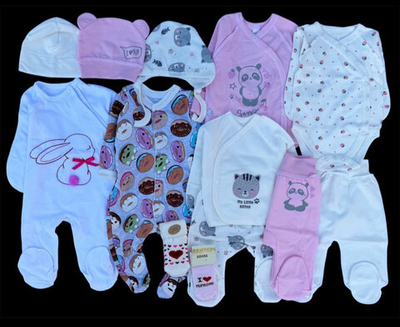 Гарний набір одягу для новонародженої дівчинки, якісний одяг для немовлят, зима, холодний демісезон (зима, весна, осінь), зріст 56 см, бавовна