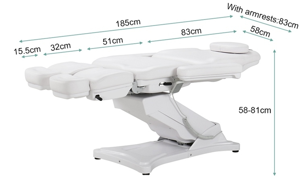 Педикюрне крісло 8187, (3 мотори)