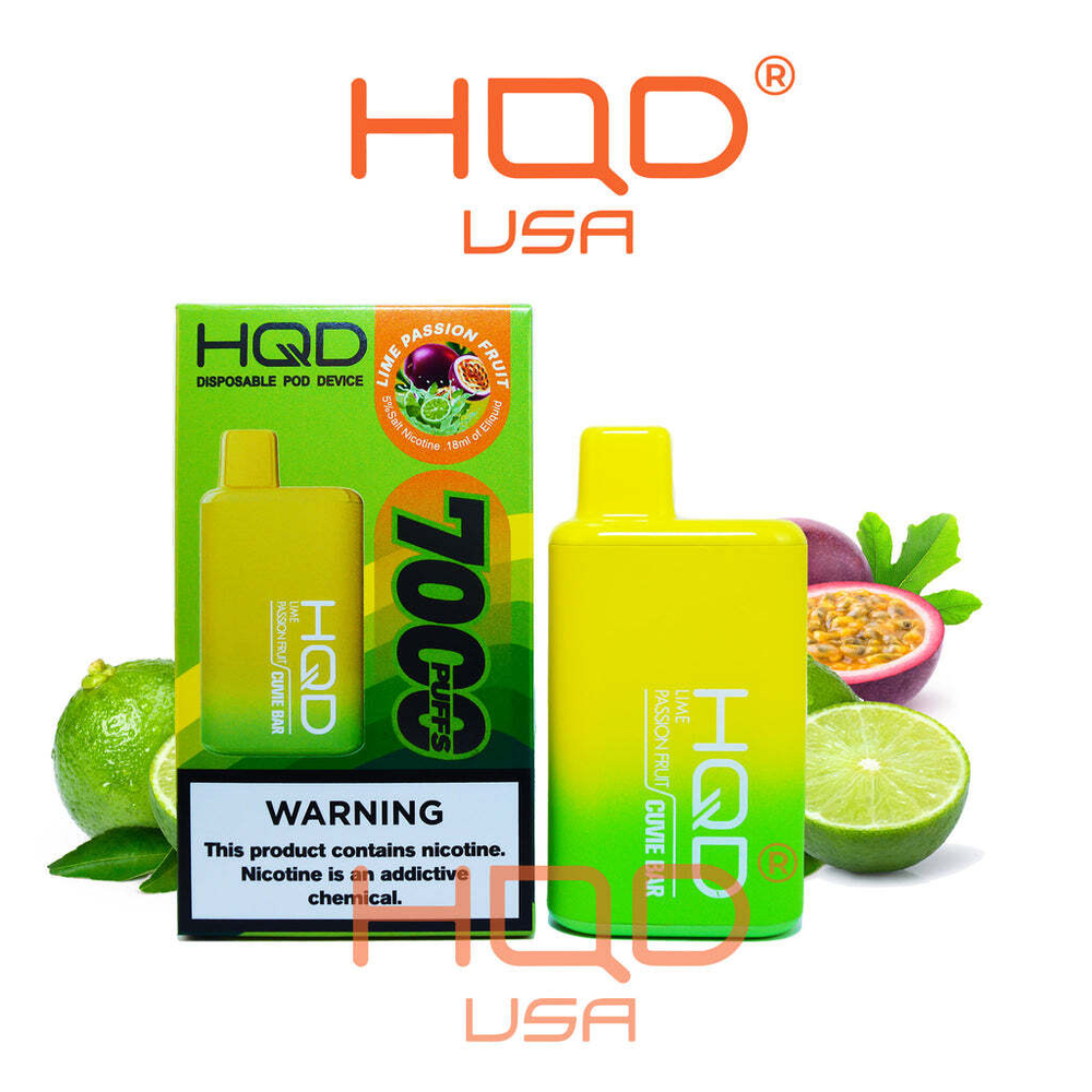 HQD 7000 Lime Passionfruit 5%