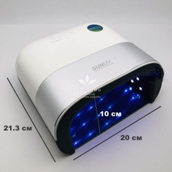 Лампа с аккумулятором для маникюра LED+UV Sun 3s нового поколения с кварцевыми диодами (оригинал), 48W