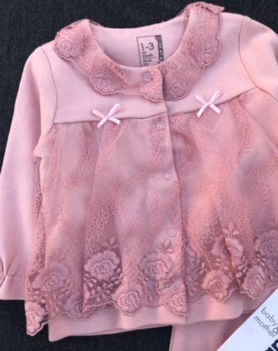 Костюм 2в1: кофта, штани "Пудрова краса", бавовна ТМ "Caramell"