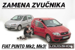 Komplet Zvučnika Fiat Punto Mk2 i Mk3