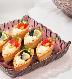 Тарелка из рифленого стекла 959-17