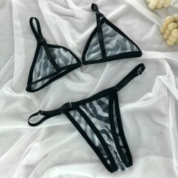 Комплект з принтом зебра