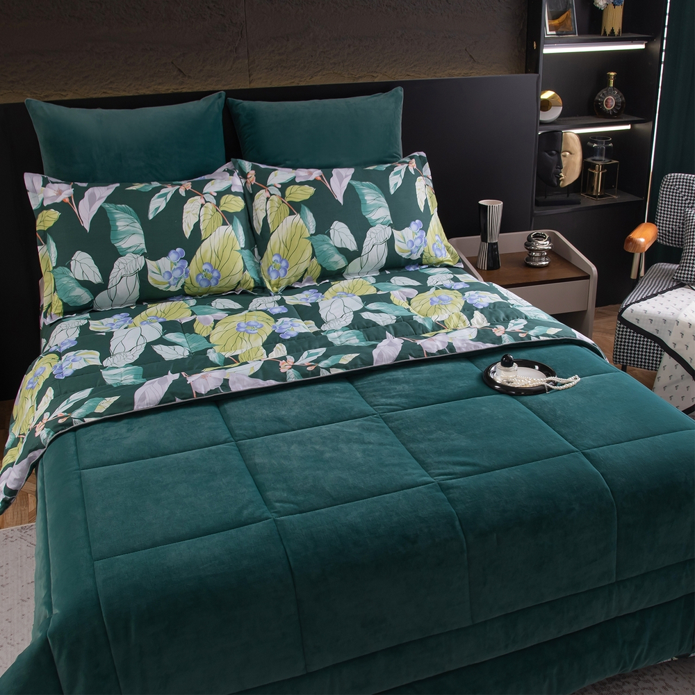 Комплект постельного белья Сатин Velouria Luxe с Одеялом VL016