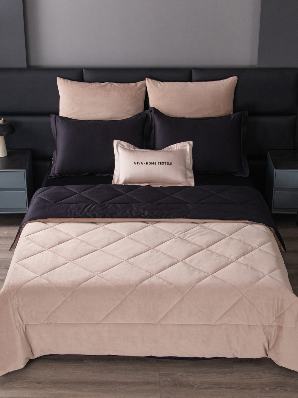 Комплект постельного белья Сатин Velvet Premium с Одеялом VP009