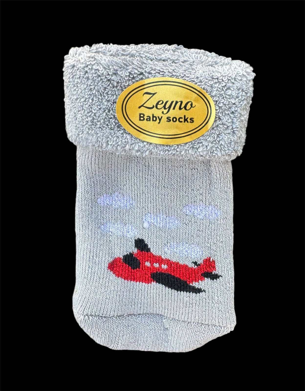 Шкарпетки "Plane", махра ТМ "Zeyno" (0-6 міс)