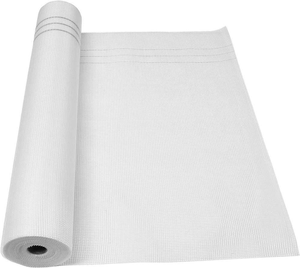 Сетка строительная штукатурная армирующая 1х50м 75г\м2 - 5*5мм ( для внутренних работ )