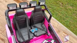 Дитячий двомісний електромобіль джип 4WD Toyota "WeKids Cars"