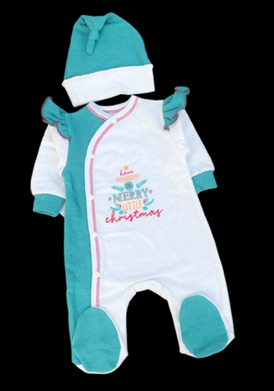 Чоловічок з шапочкою "Merry Christmas", футер ТМ "Happy TOT"