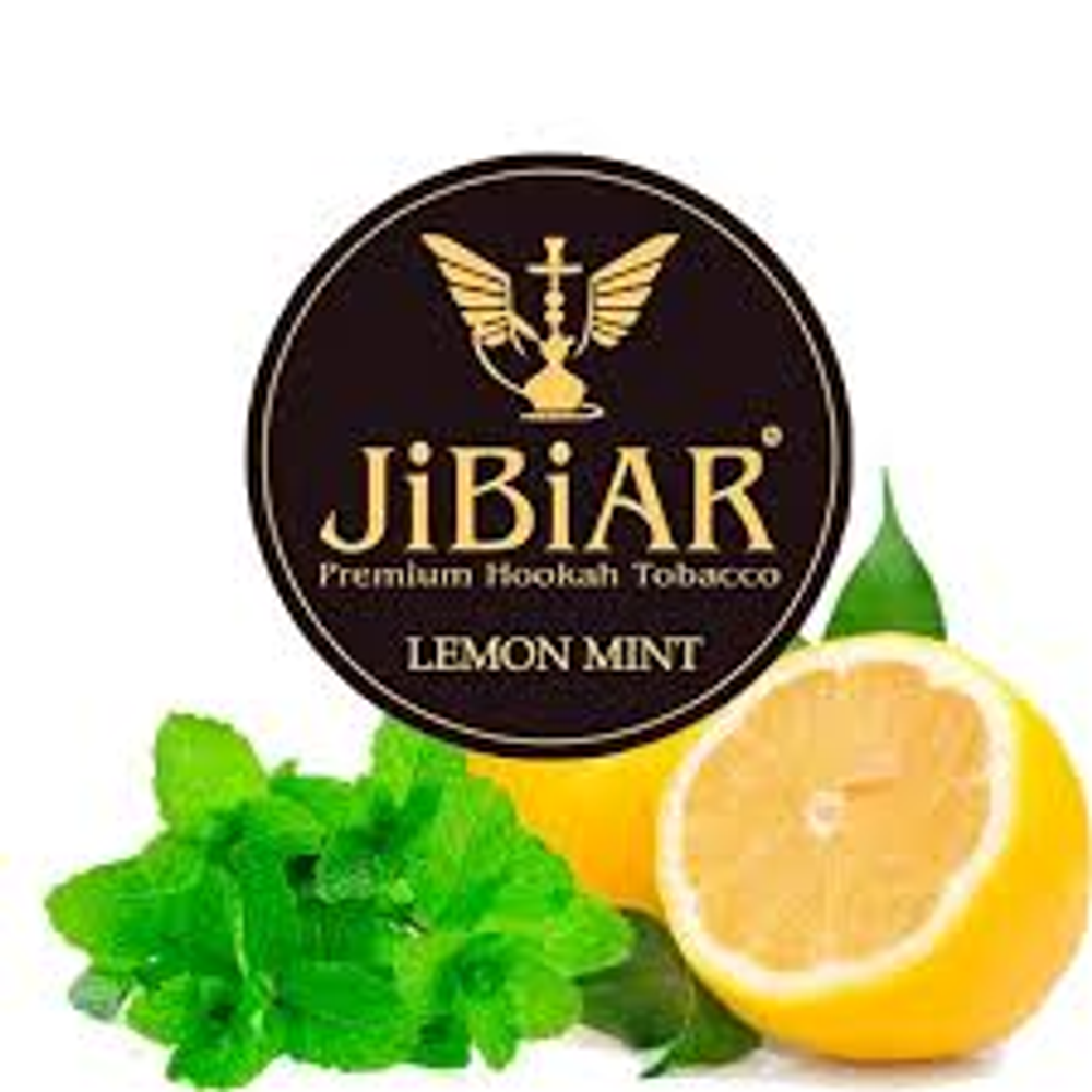Табак Jibiar Lemon mint (Джибиар Лимон Мята) 250г (Изготовлен в 2019)