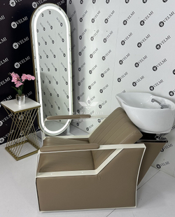 Перукарська мийка Bronx Lux White